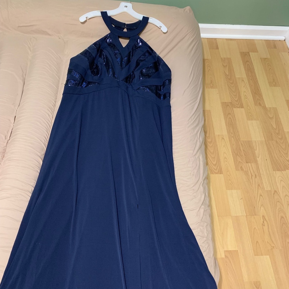 Navy blue stunning dress
